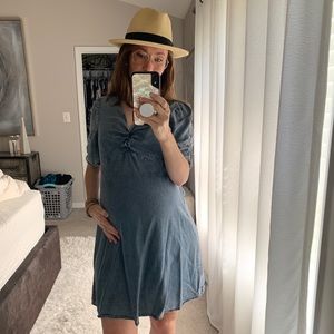 H&M Denim Maternity Dress